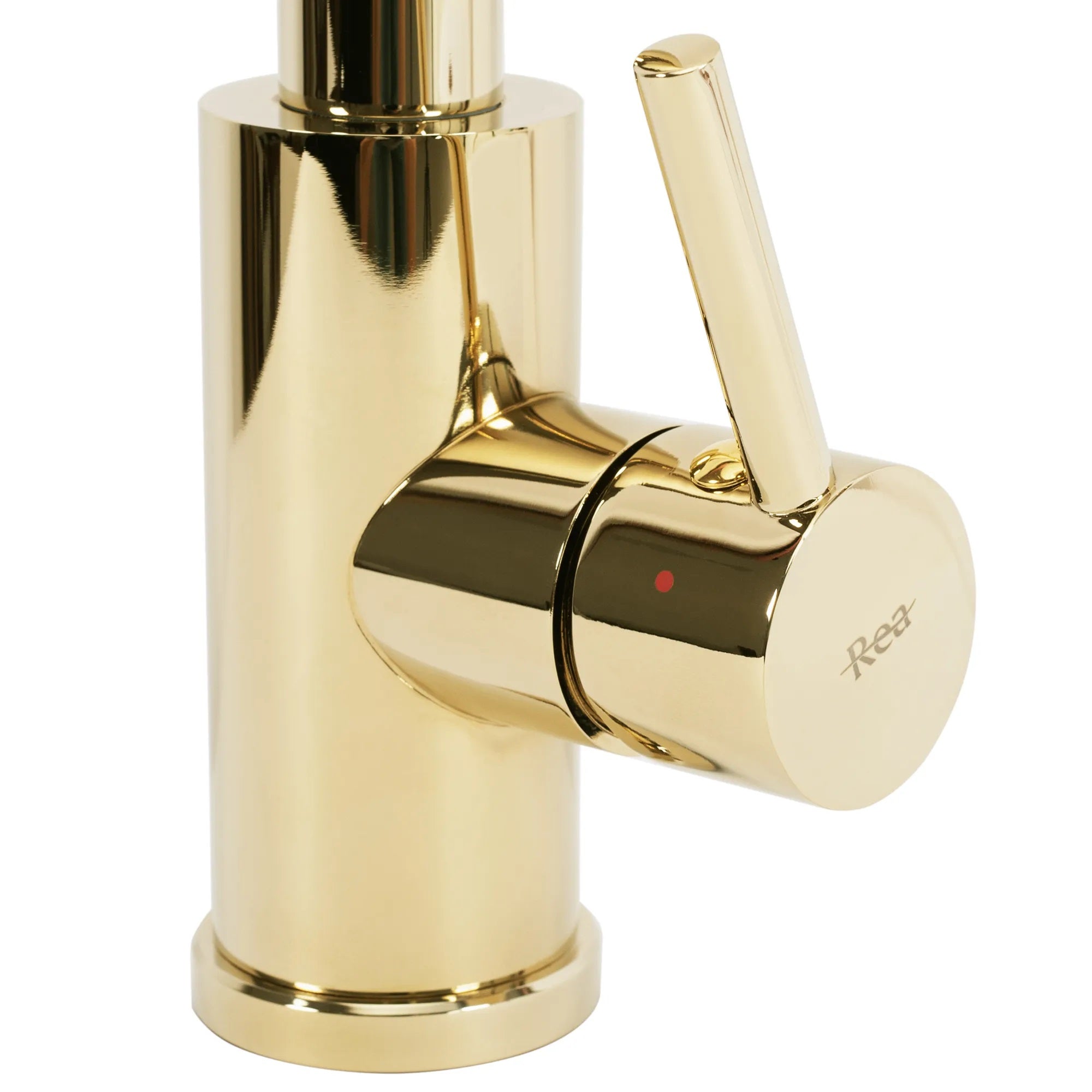 Кухненски смесител Fresh Gold златно PVD, едноръкохватков смесител Rea с марка REA, онлайн магазин KERANOVA