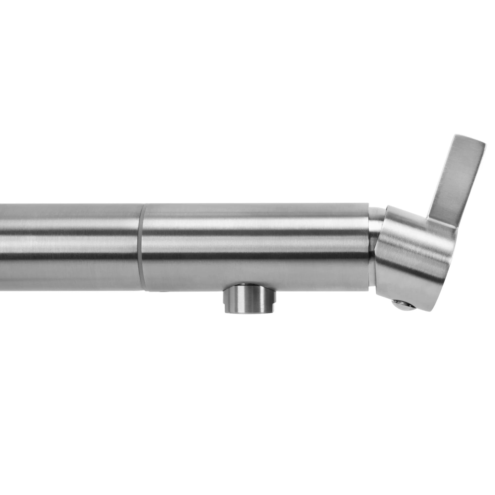 Кухненски смесител Cole Brush Nickel с изтеглящ накрайник, сатенирано PVD покритие, едноръкохватков, за онлайн магазин KERANOVA