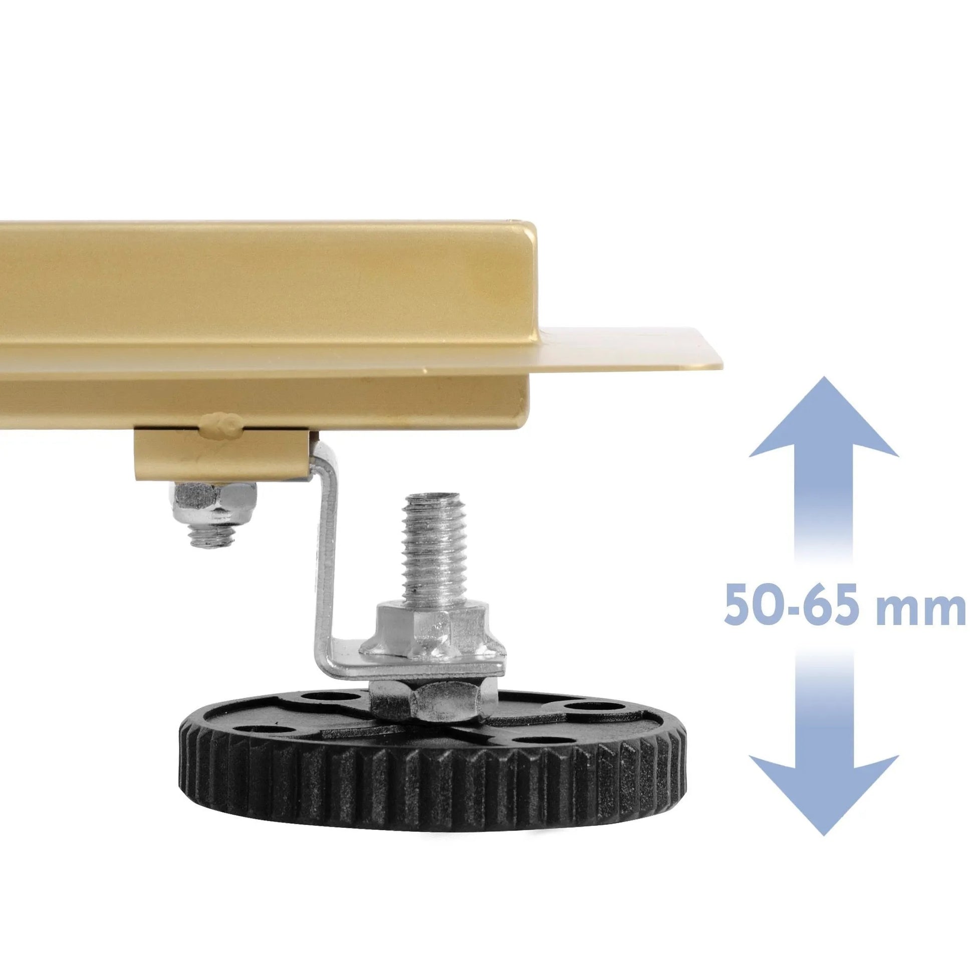 Alt Tag: Neox Slim Pro Brush Gold 60,70,80,90 и 100 см. - матирано злато линеен сифон с регулируема височина 50-65 mm за онлайн магазин KERANOVA