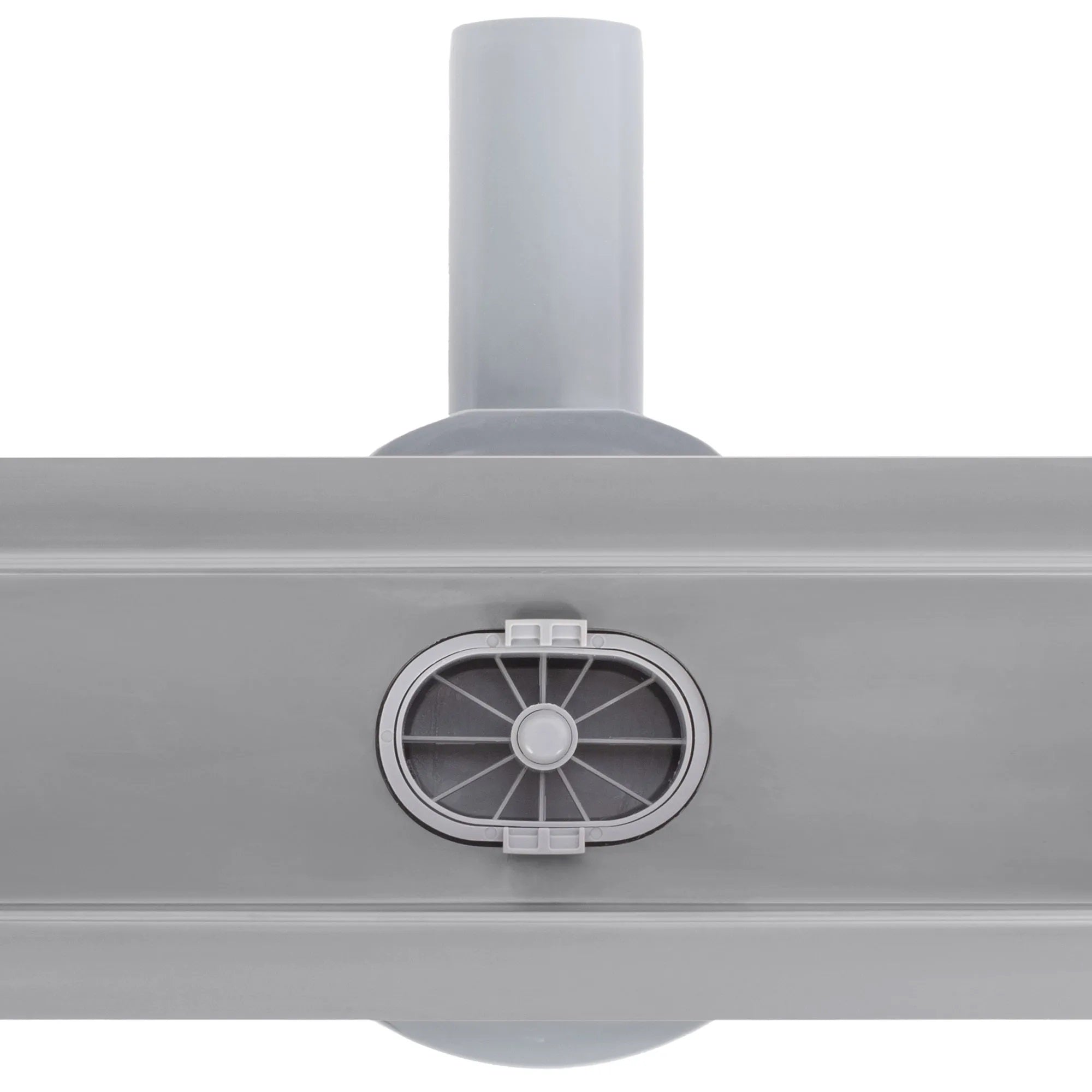 Neox Pro за плочка или плътна решетка 50,60,70,80,90 и 100 см. линеен сифон Rea Neox Pro Nickel Brush, инсталац. височина 5,5 см - KERANOVA