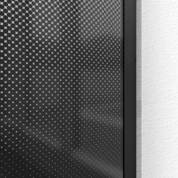 Душ параван REA Aero Ombre Black/Black 100х195 см. – черен мат алуминиев профил и релефно 8 мм закалено стъкло, KERANOVA онлайн магазин