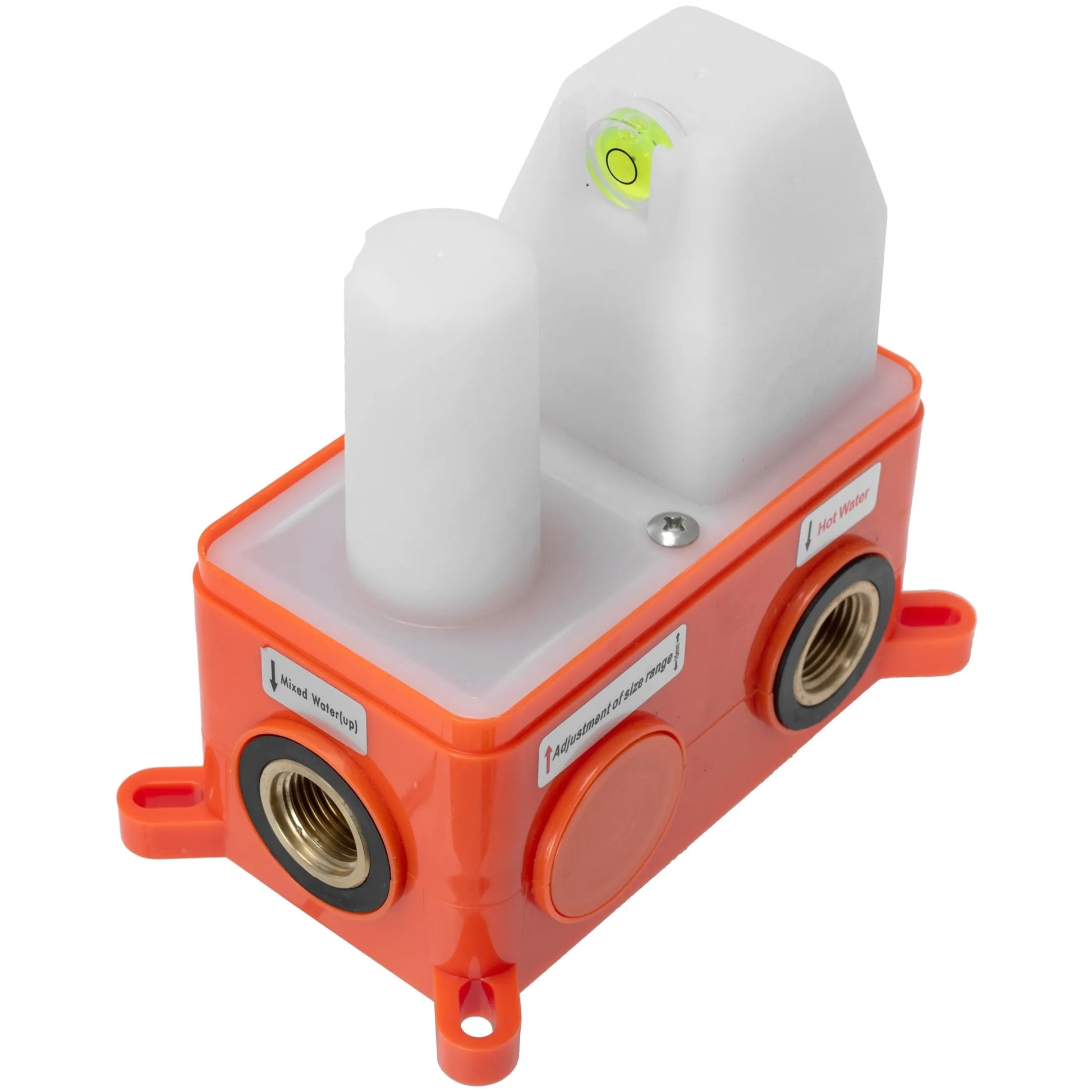 Комплект Clif Gold Brush - матирано злато вътрешно тяло за вграден душ комплект златен мат PVD, Rea Lungo, смесител и EasyBox от KERANOVA