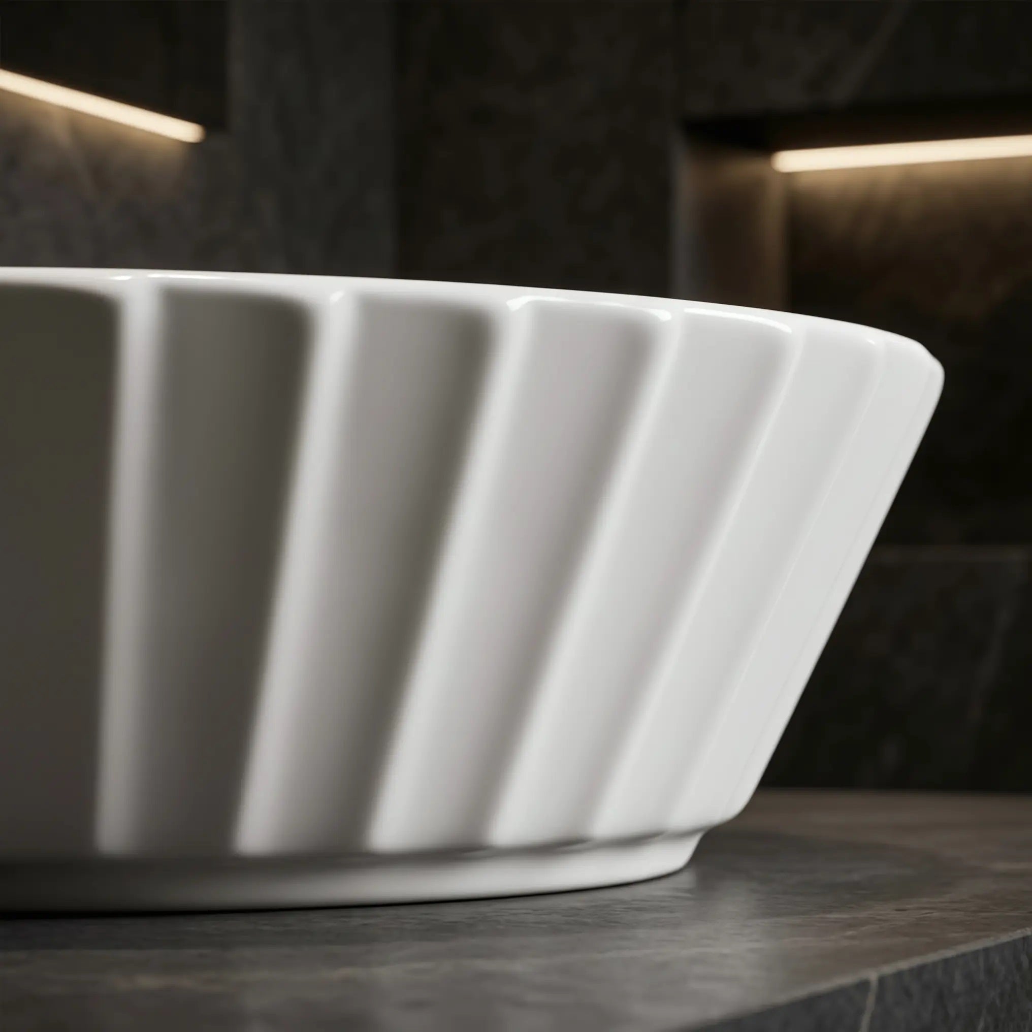 Alt Tag: Умивалник за плот Rea Samanta 49 снежнобял рифелован умивалник върху плот – мивки за баня, мивка за баня