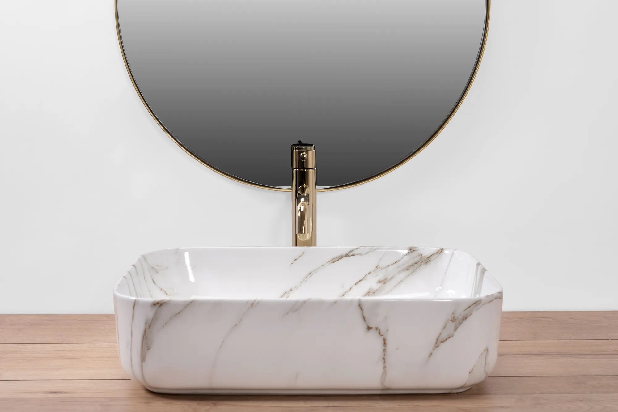 Alt Tag: Умивалник за плот Demi Aiax Shiny 51х39 см. дизайнерски мраморен умивалник за плот в онлайн магазин за обзавеждане за бани KERANOVA