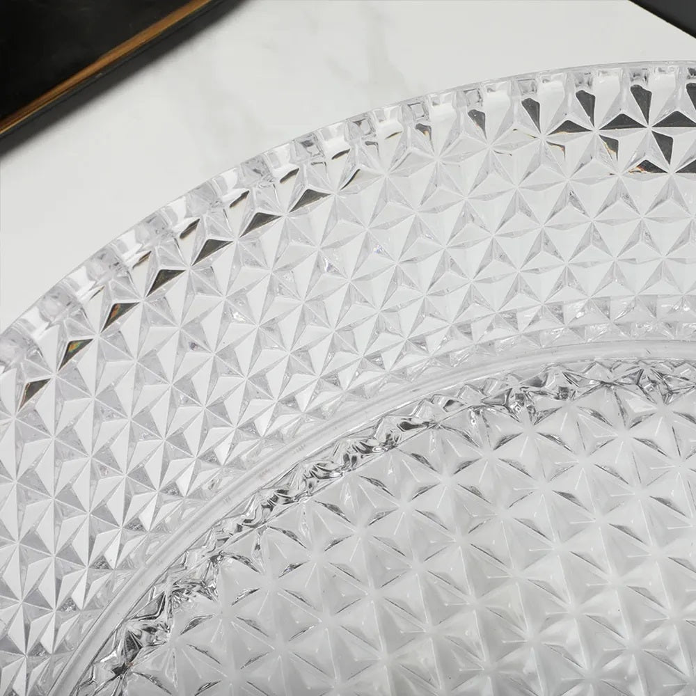 Стъклена мивка за плот Cristal Transparent Ф36 см. – дизайнерски прозрачен умивалник от стъкло за монтаж върху плот, онлайн магазин KERANOVA