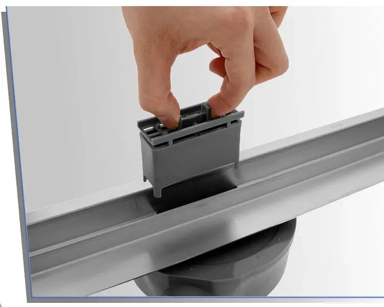 Neo Slim Pro Chrome 50, 60, 70, 80,  90 и 100 см. линеен сифон Rea Neo Slim Pro Chrome с инокс решетка за баня - онлайн магазин KERANOVA