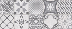 Regal Patchwork Grey 20x50 плочки с ретро шарка за баня - онлайн магазин за обзавеждане KERANOVA