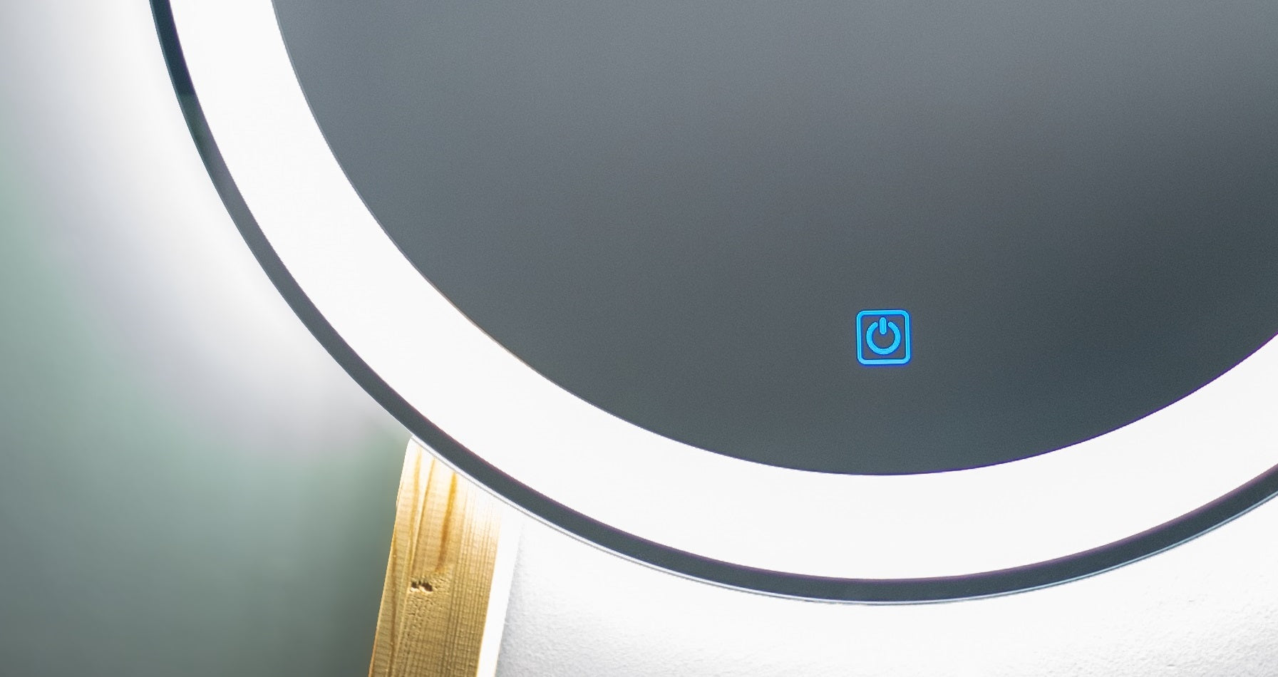 Огледало с осветление Ф60 см. LED огледало за баня с touch управление, кръгло, модел SA-3012 от KERANOVA