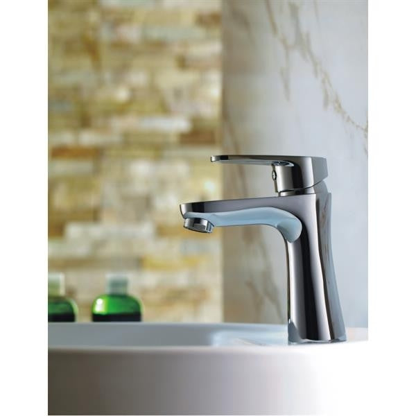 Смесител за мивка Sfc хром, керамичен механизъм, гаранция 5 г — онлайн магазин за обзавеждане за бани KERANOVA