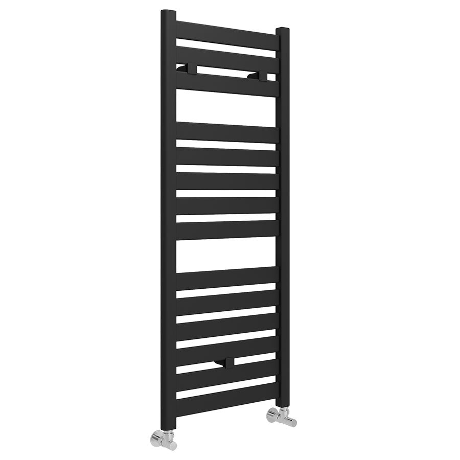 Лира Crystal Sodalite Straight Black Matt 50x115 см. черна матова стоманена лира за баня 115x50 см KERANOVA