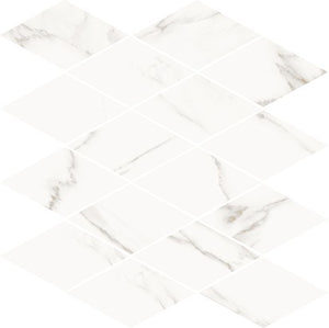 STAY CLASSY MOSAIC KARO 29.1x28.9 бели мраморни мозайка плочки за баня от KERANOVA онлайн магазин