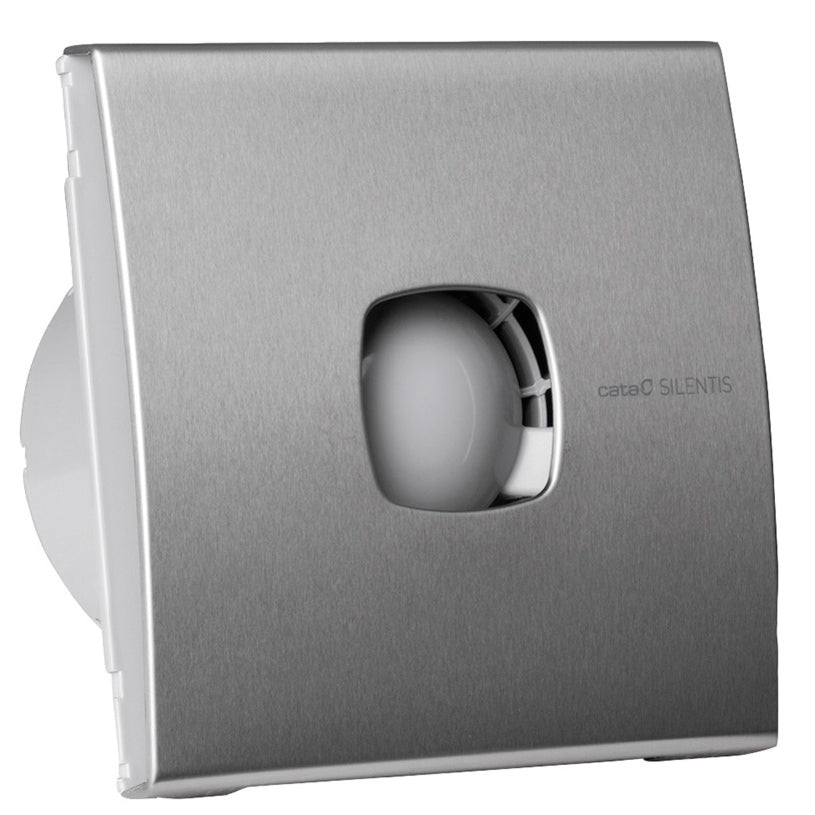 Cata Silentis LN ниско ниво на шум - инокс вентилатор за баня 100 мм, 30 dB, 12W | онлайн магазин KERANOVA