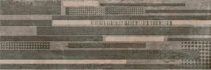 Stockholm Decor Gris 20x60 декоративна баня плочка с графични и текстурирани ивици за онлайн магазин KERANOVA