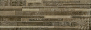 Stockholm Decor Marron 20x60 декоративен кафяв релефен панел за баня от онлайн магазин за обзавеждане KERANOVA
