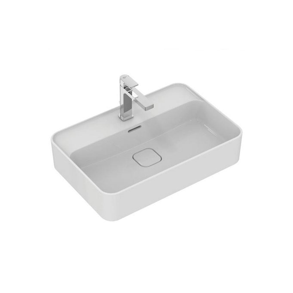 Мивка за монтаж върху плот Strada II VSL 50х40 см - Ideal Standard бяла порцеланова мивка за баня KERANOVA