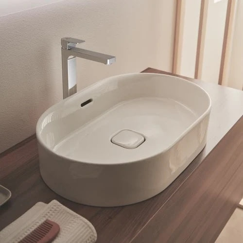 Мивка за плот Strada II 60х40 см - Ideal Standard на плот, бяла керамична мивка за модерна баня в онлайн магазин KERANOVA