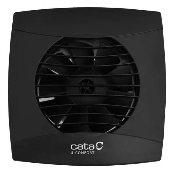 Cata UC-10 Black вентилатор за баня, 100 мм, нисък шум 26 dB, консумация 8W - онлайн магазин KERANOVA