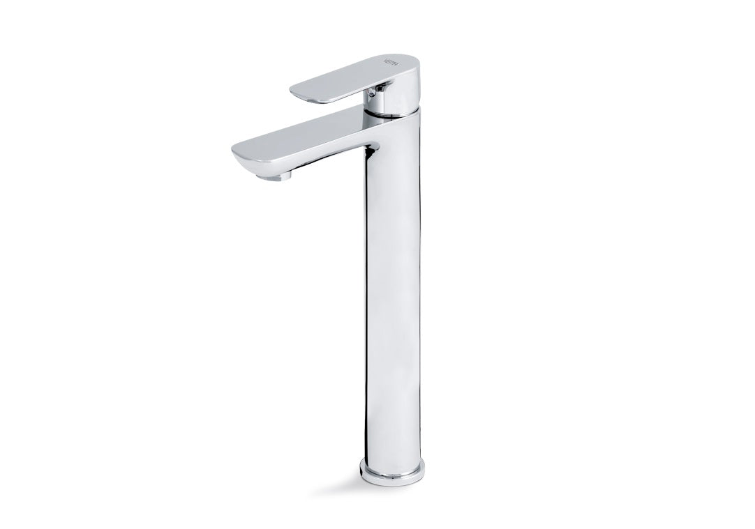 Висок смесител за мивка Vema Slate - хром, висок дизайн за мивка купа, онлайн магазин за обзавеждане за бани KERANOVA