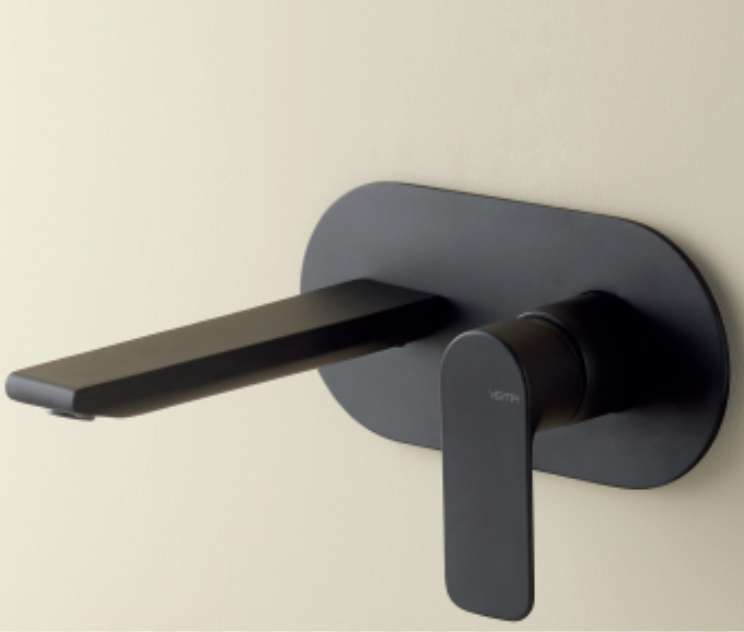 Vema Slate Black Matt вграден за мивка - вграден смесител Vema Slate Black Matt за онлайн магазин KERANOVA, Италия, гаранция 5 г