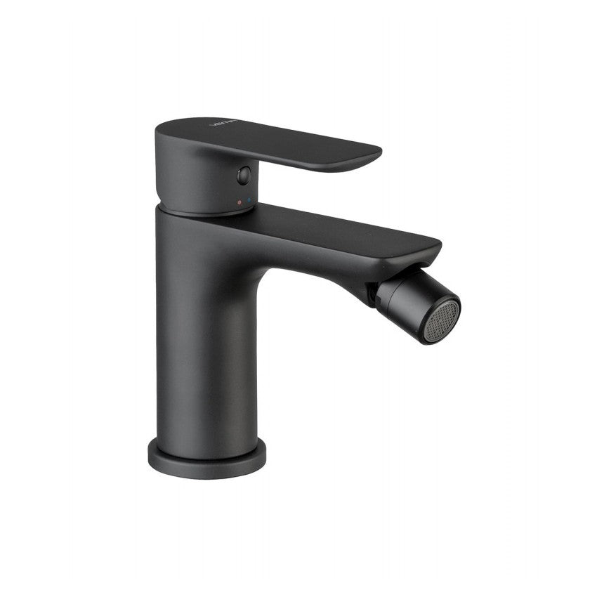 Смесител за биде Vema Slate Black Matt - черен мат, италиански дизайн, вносител KERANOVA, модел V14070.F0.202, 5 години гаранция