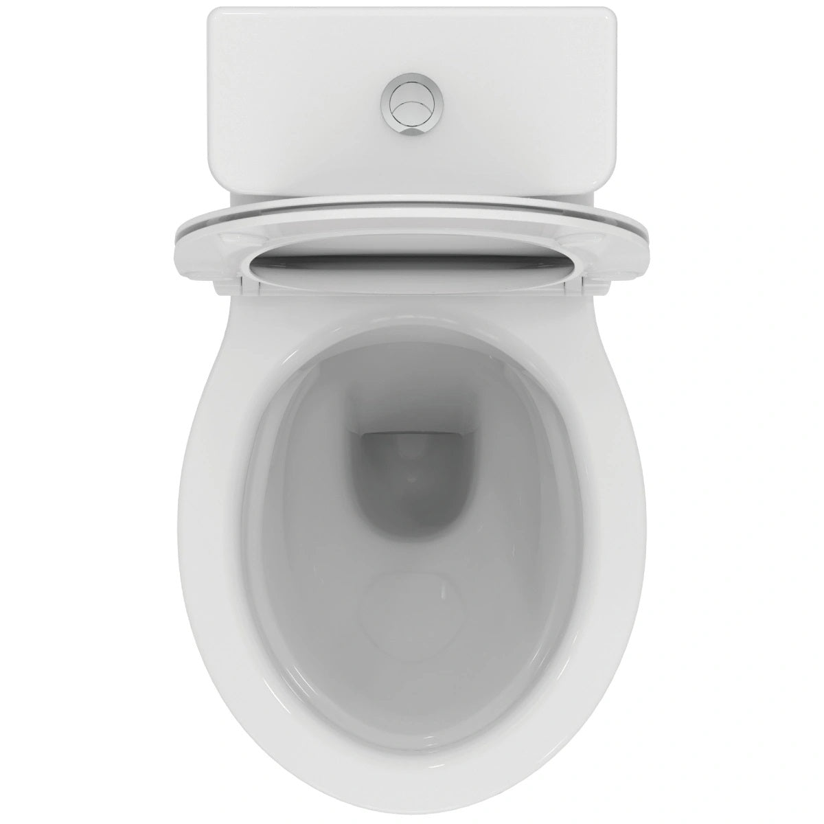 Моноблок Eurovit+ RimLS+ - Ideal Standard бял римлесс моноблок с капак плавно затваряне, казанче долно захранване за баня KERANOVA