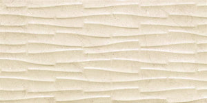 wavy deco bone 30x60 плочка за баня с вълнообразен декор в кремаво, онлайн магазин за обзавеждане KERANOVA