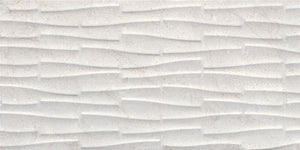Керамичен декор wavy deco grey 30x60 със сиви вълнообразни релефи за баня — онлайн магазин за обзавеждане KERANOVA