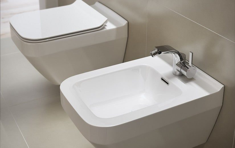 Тоалетна без ръб Crea Clean ON Cersanit снежно бяла тоалетна чиния с ултратънък капак и антибактериален Duroplast седалка за KERANOVA