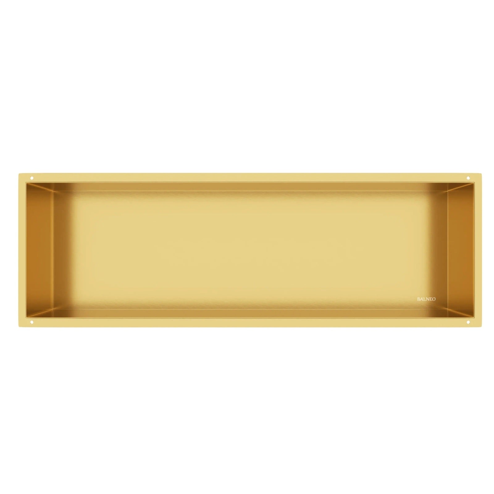 Alt Tag: Ниша за вграждане WALL-BOX No Rim Gold  - златен мат за баня, златно матово покритие, скрита рамка, онлайн магазин KERANOVA