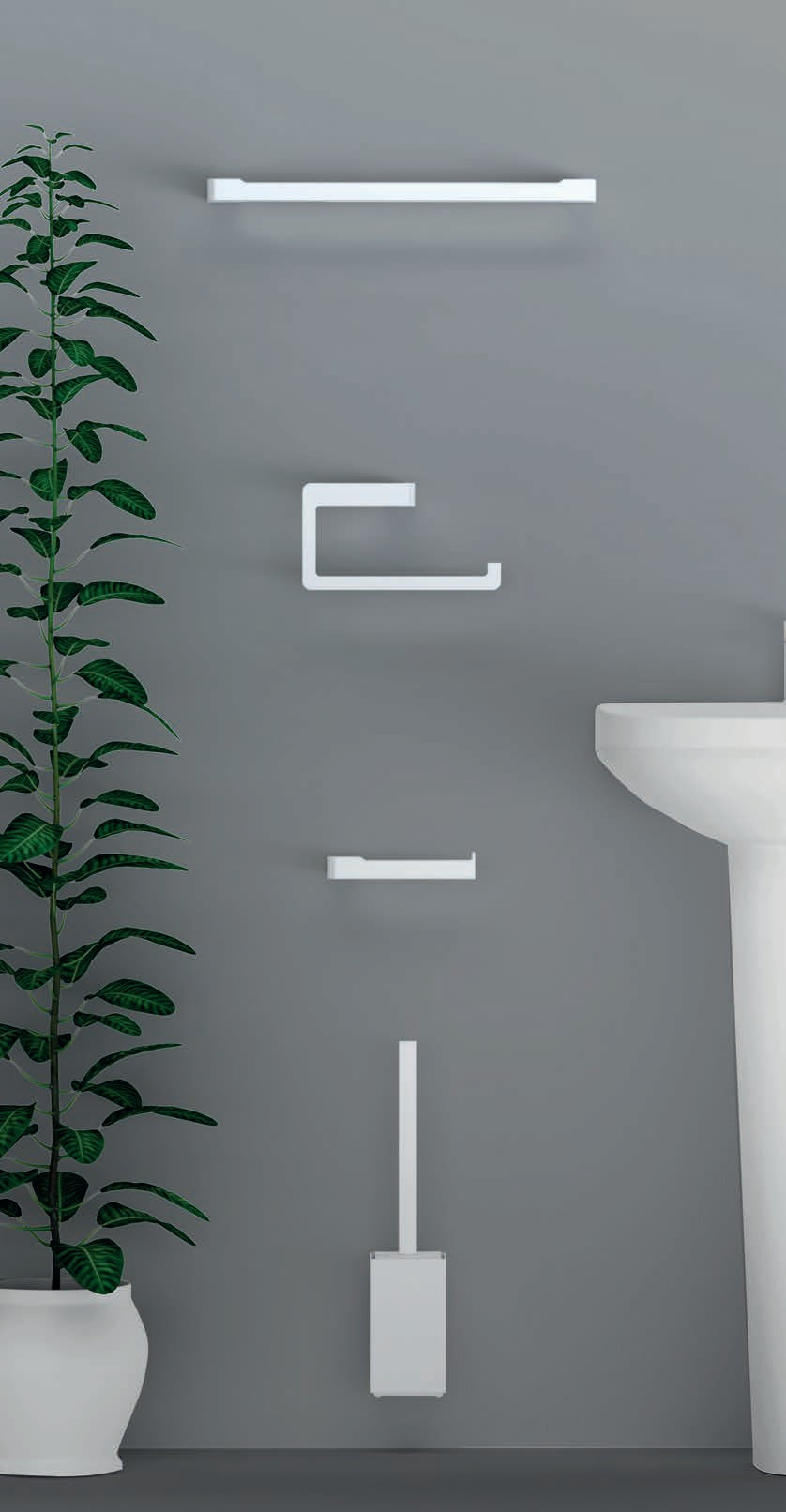 Серия Yass 1600 - Matt Black луксозни аксесоари за баня, онлайн магазин KERANOVA, испански дизайн