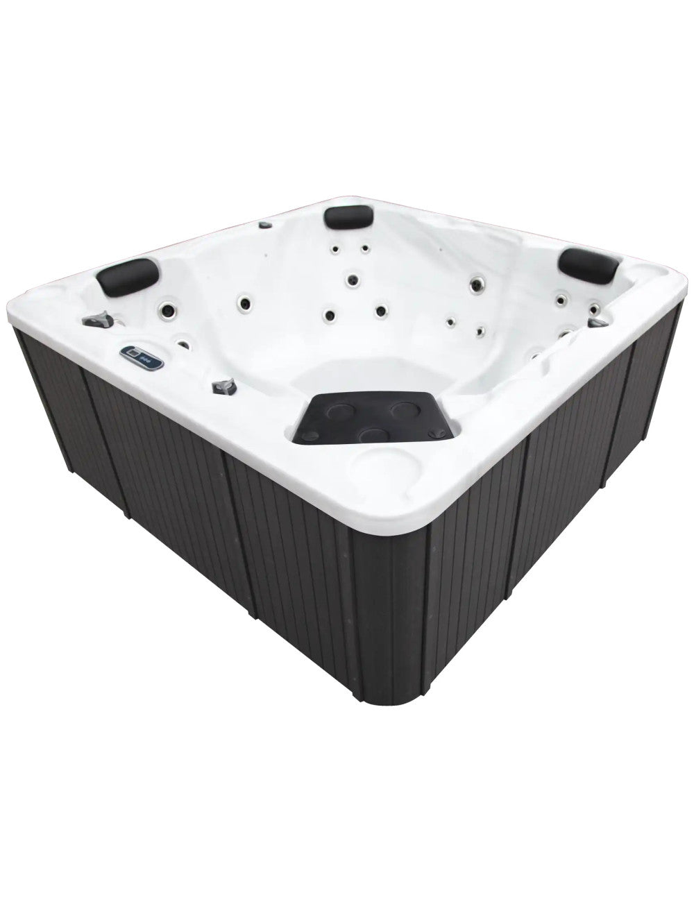 Yoyago 200x200 см. луксозно пет местно джакузи с Balboa електроника, термо покривало и композитни панели – KERANOVA онлайн магазин