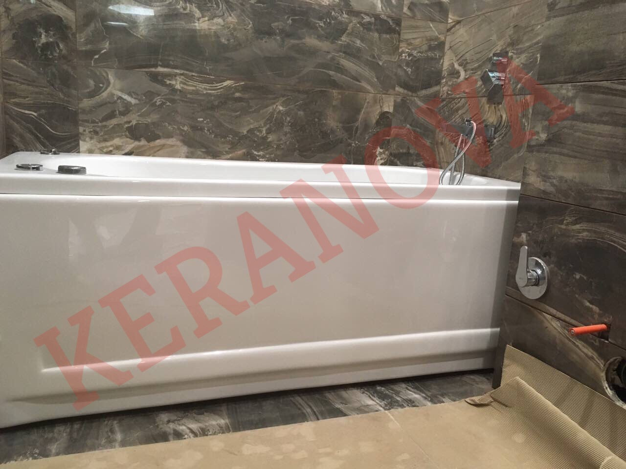 Amarilis 150х70, 160х70 и 170х70 см. хидромасажна вана Bio-Jet снежно бял акрил, онлайн магазин KERANOVA