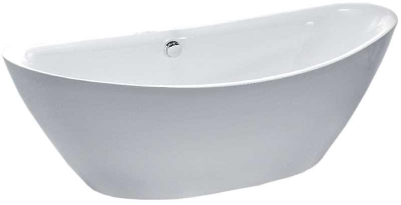 Alt Tag: Свободно стояща вана Arezzo White 180х87 см. бял двустенен акрил, автоматичен сифон – онлайн магазин за обзавеждане за бани KERANOVA