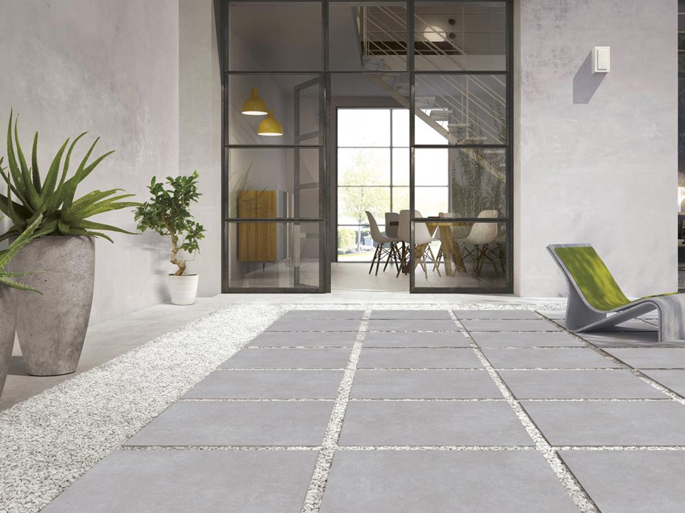 Ark Silver 60x60x2 см. гранитогрес 2 см калиброван за бани и външни настилки - KERANOVA онлайн магазин