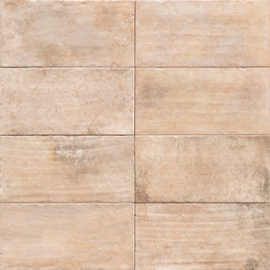 Aterra Crema 15x30 бежови керамични плочки за баня от онлайн магазин KERANOVA, текстура и винтидж ефект