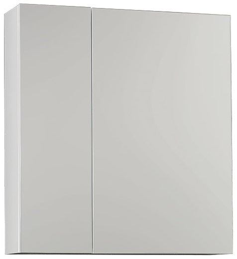 Горен шкаф Атила 55 см. – огледален банен шкаф с две врати, опция осветително тяло, онлайн магазин за обзавеждане KERANOVA