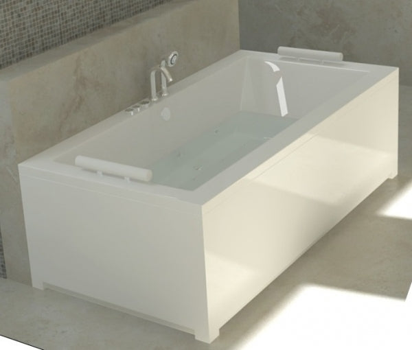 Хидромасажна вана Berlin Duo 180x80 см. бяла правоъгълна вана с тесни бордове, PMMA/ABS конструкция, продукт в онлайн магазин за обзавеждане за бани KERANOVA