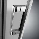 Bella W1 - 137-142 см. хромирана дръжка и панел на душ параван 6 мм стъкло, онлайн магазин KERANOVA