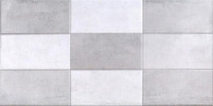 Berlin Grey Cell 25x50 плочки за баня в сиво с правоъгълни клетки, онлайн магазин за обзавеждане за бани KERANOVA