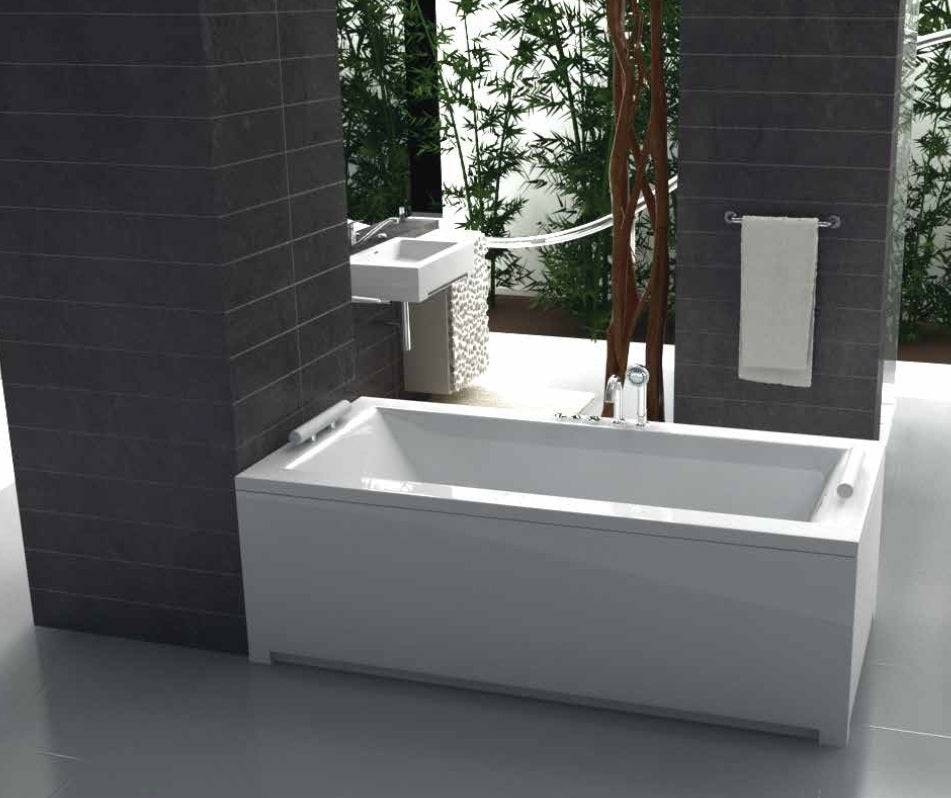 Хидромасажна вана Berlin Line 160x80 см. в модерен банен интериор - онлайн магазин за обзавеждане за бани KERANOVA