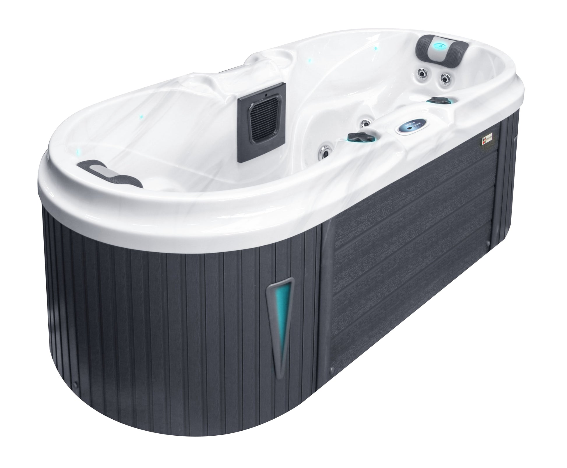 Bliss 225x100 см. хидромасажна вана 2-местна с Aqua Rolling Massage, подлакътници и поставки за напитки - KERANOVA онлайн магазин