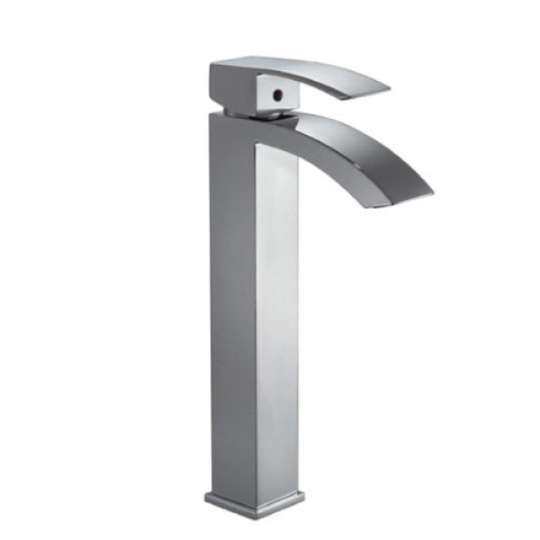 Смесител за купа Ginko - висок стоящ хромиран смесител за мивка, без изпразнител, онлайн магазин за обзавеждане KERANOVA