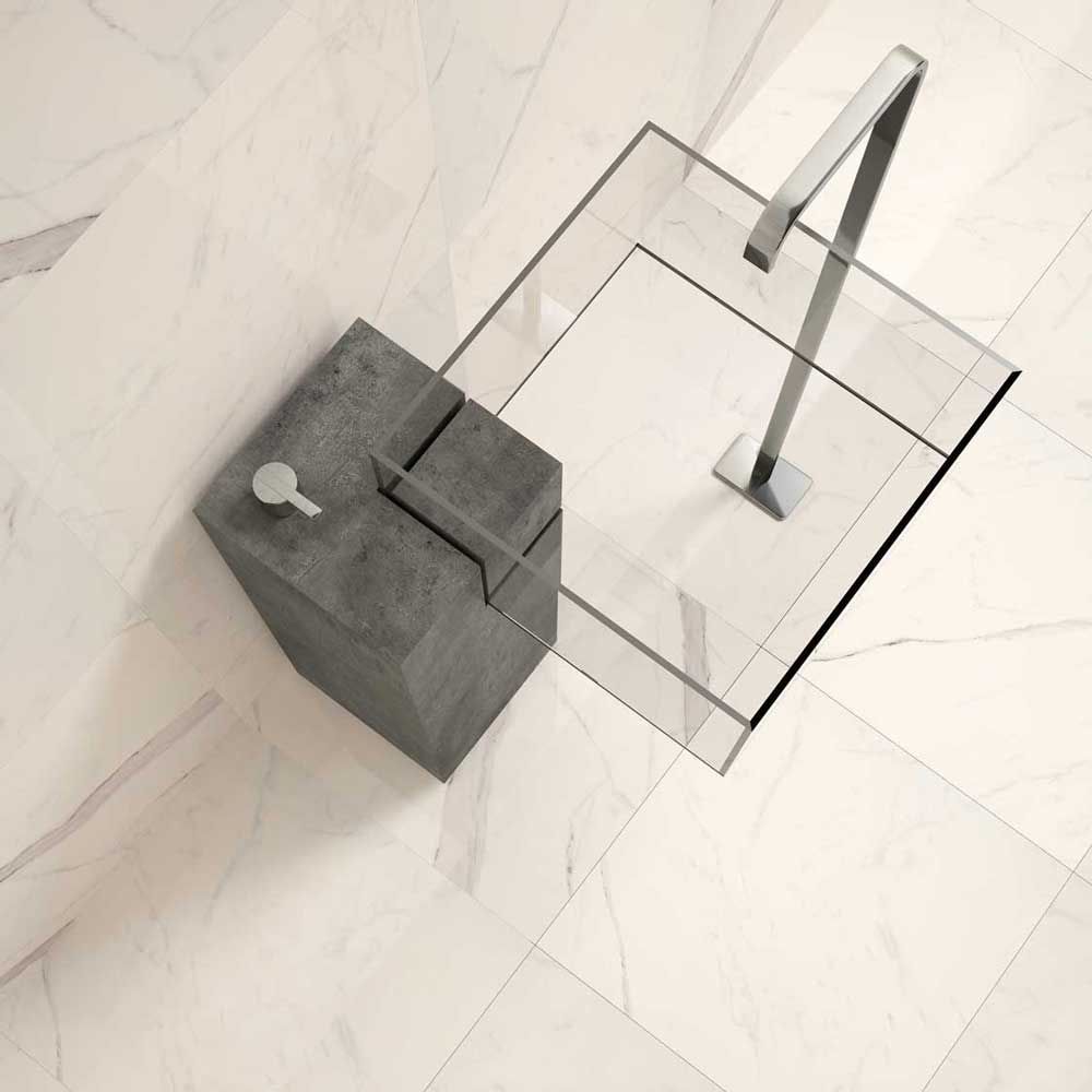 Calacatta Mat 60x60 и 60х120 см - Qua Granite матиран гранитогрес декор мрамор, онлайн магазин за обзавеждане за бани KERANOVA