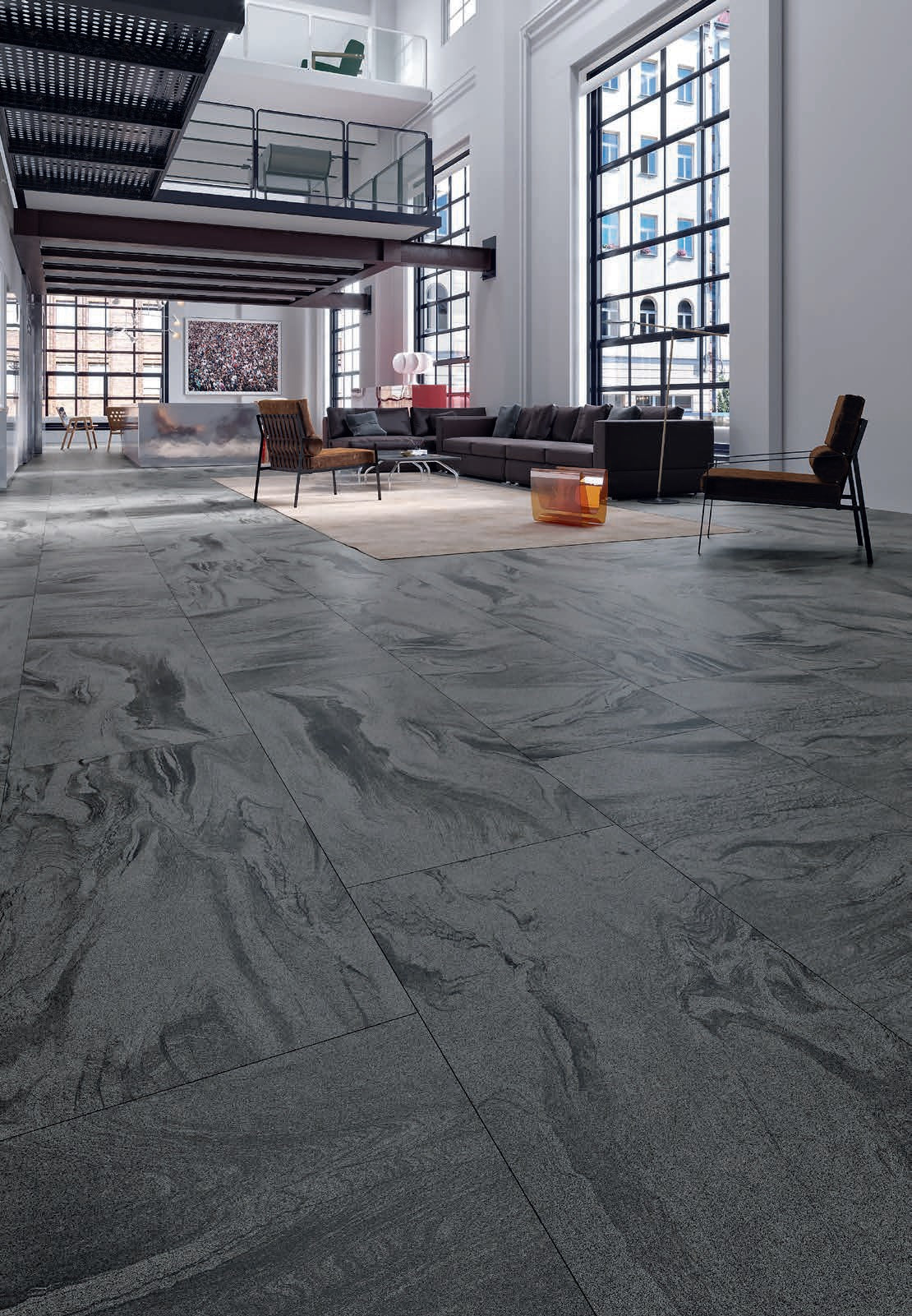 Серия Cipollino MAT 60x120 - Qua матов гранитогрес с декор на естествен камък за баня и хол, онлайн магазин за обзавеждане KERANOVA