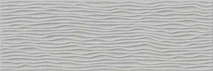 Cooper gris 30x90 декоративна сива плитка с релефни вълнообразни линии за баня - онлайн магазин KERANOVA