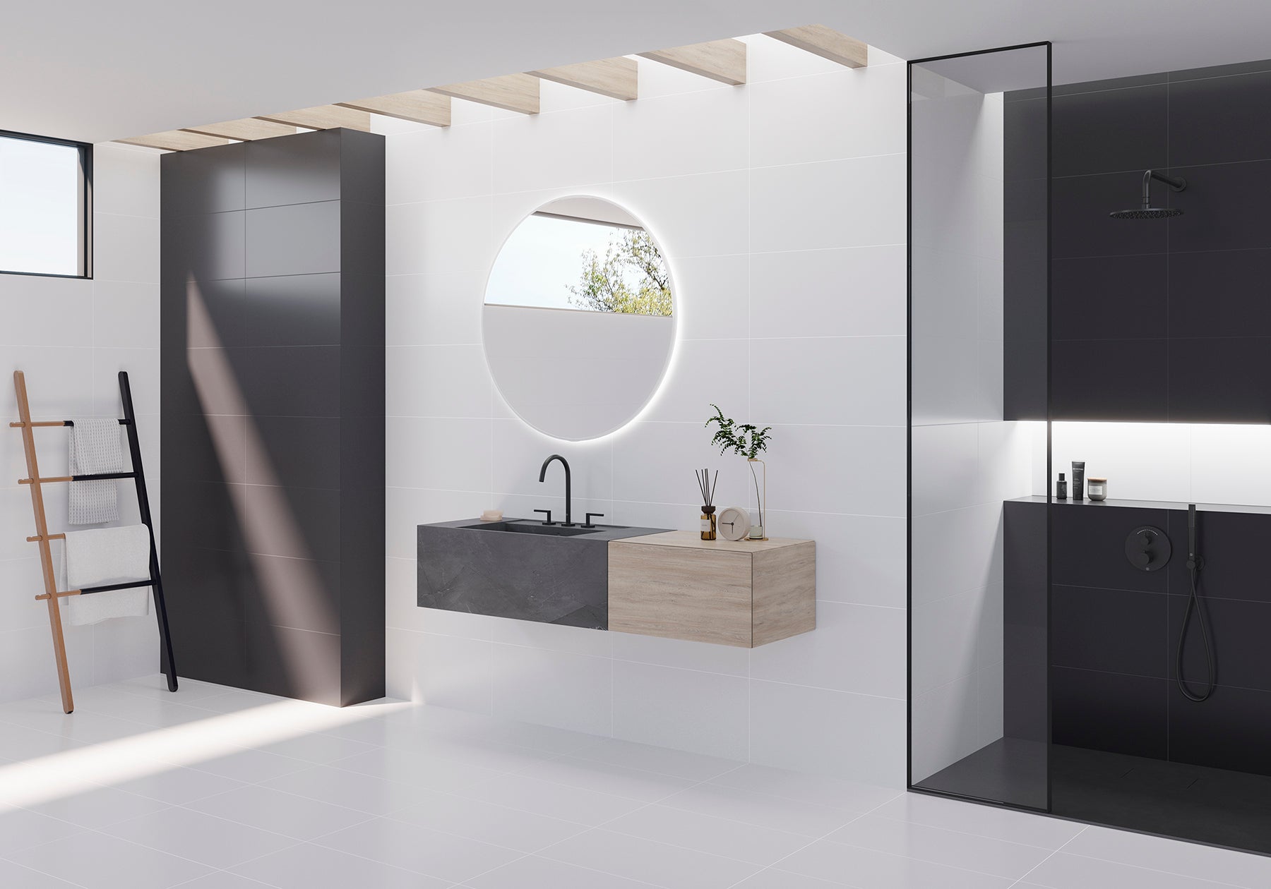 Серия Croma 31.6x63.7 - Ceracasa матова испанка за баня в изчистени плътни цветове, онлайн магазин KERANOVA