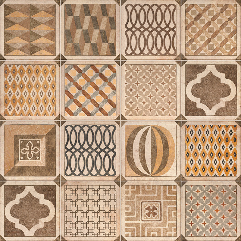 Decor Venato 15x15 кафяви декоративни мозайки за баня — онлайн магазин за обзавеждане за бани KERANOVA