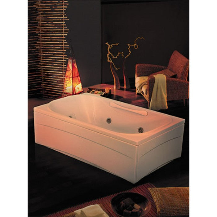 Demetra 185х110 см. акрилна вана с хидромасаж и аеромасаж, преден и страничен панел – онлайн магазин за обзавеждане за бани KERANOVA