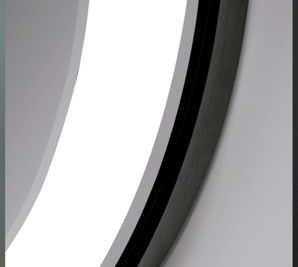 Огледало с осветление Eclipse Ф90 см. луксозно кръгло огледало с LED 5500K, touch и нагревател, IP44 - онлайн магазин за обзавеждане за бани KERANOVA