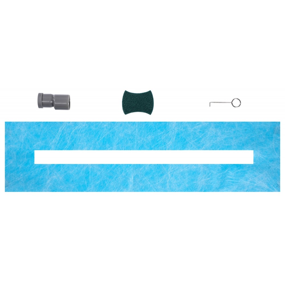 Duplex Next Gold за плочка или плътна решетка 60, 70 и 80 см. - линеен сифон с златно PVD покритие, аксесоари и уплътнения - KERANOVA онлайн магазин